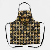 Tablier Whimsical et Elegant Goth (Recto)