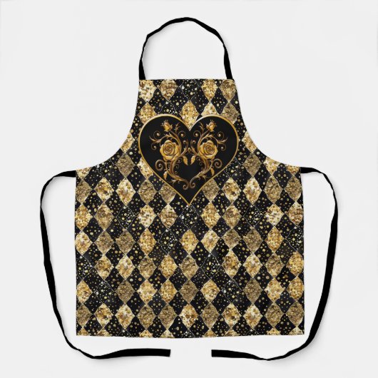 Tablier Whimsical et Elegant Goth (Recto)