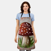 Tablier Whimsical Mushroom & Fungi Motif – Nature-Inspired (Porté)