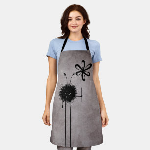 Tablier Whimsigoth Cute Goth Evil Creator Flower Vintage