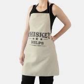 Tablier Whiskey aide à boire de l'alcool en disant (Insitu)