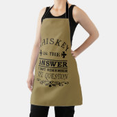 Tablier Whiskey cite d'humoristiques paroles d'alcool cade (Insitu)