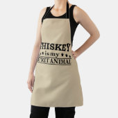 Tablier Whiskey est mon animal d'esprit drôle de dire alco (Insitu)