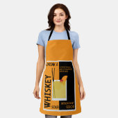 Tablier Whiskey Sour Cocktail Napkin (Porté)