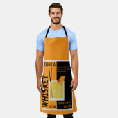 Tablier Whiskey Sour Cocktail Napkin (Porté)