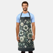 Tablier Whispered Clover Knotwork Garden (Porté)