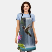 Tablier "Whispers of Nature : Hummingbird, Cascade, (Porté)