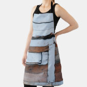 Tablier White and brown wooden board (Insitu)