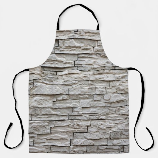 Tablier White brick wall pattern texture (Recto)