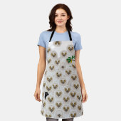 Tablier Who Me Owl Allover Apron (Porté)
