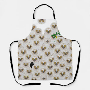 Tablier Who Me Owl Allover Apron