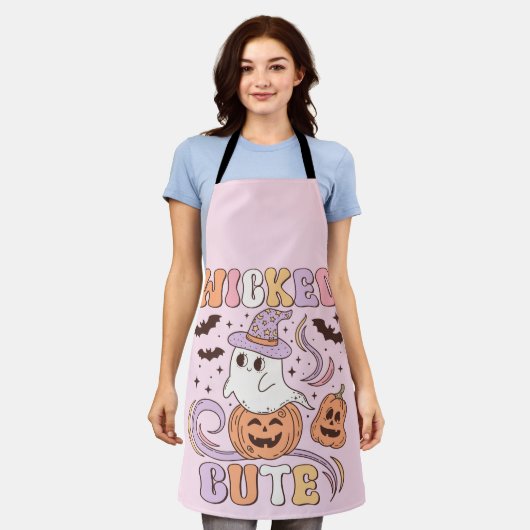 Tablier Wicked Cute Halloween (Porté)