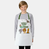 Tablier Wild One Jungle Safari Animal Twins Premier annive (Porté)