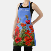 Tablier Wild Poppy Field personnalisé (Insitu)