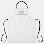 Tablier Wildflower Sketch Grandma Kitchen (Recto)