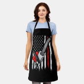 Tablier Wildland Firefighter Chainsaw Red Line American Fl (Porté)