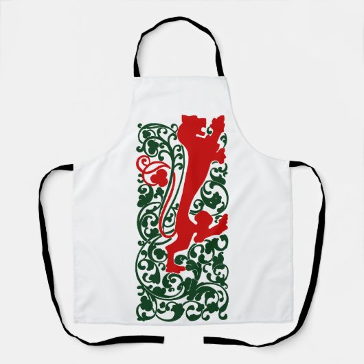 Tablier Will Bradley Heraldic Lion (Recto)