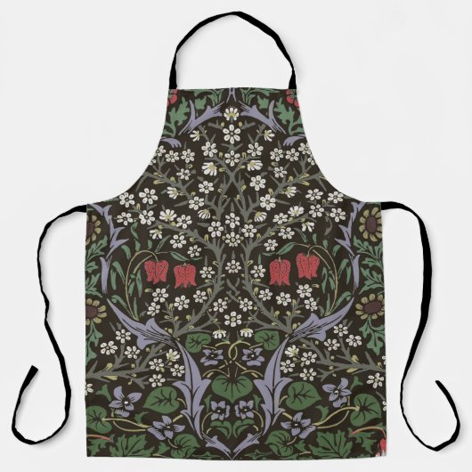 Tablier William Morris Blackthorn Tapestry Floral (Recto)