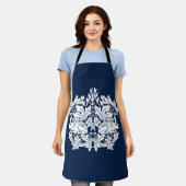 Tablier William Morris Brer Motif de lapin (Porté)