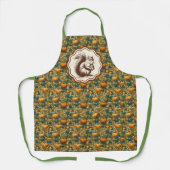 Tablier William Morris Citrouille d'automne avec Squirrel  (Recto)
