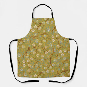 Tablier William Morris Clover Art floral vintage