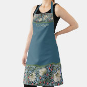 Tablier William Morris Floral Print Personalize (Insitu)