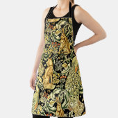 Tablier William Morris Forêt Tapisserie Fox Hare Peacock (Insitu)