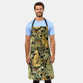 Tablier William Morris Forêt Tapisserie Fox Hare Peacock (Porté)