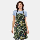 Tablier William Morris Golden Lily modèle floral (Porté)