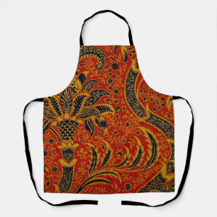 Tablier William Morris Inde Floral rouge