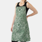 Tablier william morris marigold vert floral fleur (Insitu)