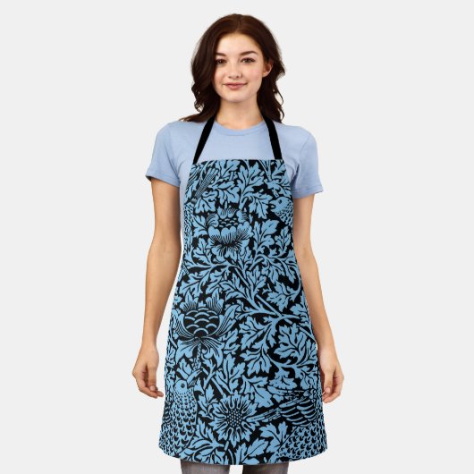 Tablier William Morris Particularités Florales Anénome d'o (Porté)