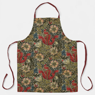 Tablier William Morris Vintage Élégant motif floral