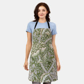 Tablier William Morris Windrush fleurs florales classique (Porté)