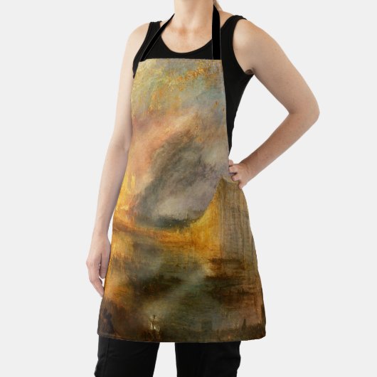 Tablier William Turner - L'incendie du Parlement (Insitu)