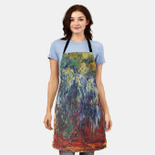 Tablier Willow pleuvoir à Giverny (par Claude Monet) (Porté)
