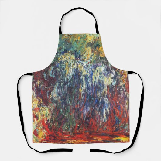 Tablier Willow pleuvoir à Giverny (par Claude Monet) (Recto)
