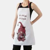 Tablier Wine Gnome C'est Wine O'Clock (Insitu)