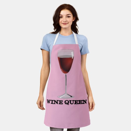 TABLIER WINE QUEEN APRON (Porté)