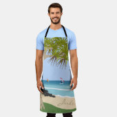 Tablier Wing Foil Surfers Pandanus Tree at Beach ajouter N (Porté)