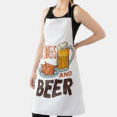 Tablier Wings and Beer Chicken Wings Drinking (Insitu)