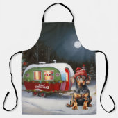 Tablier Winter Doberman Caravan Christmas Adventure (Recto)