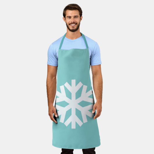 Tablier Winter snowflake (Porté)