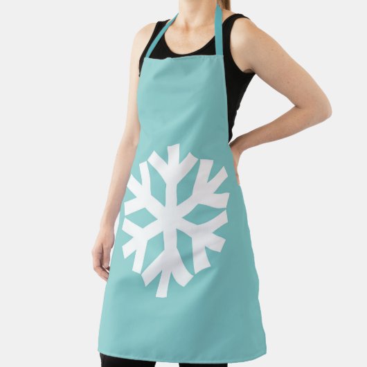 Tablier Winter snowflake (Insitu)