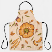 Tablier Winter Squash, Assorted Vegetables,pumpkin pattern (Recto)