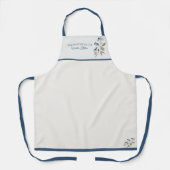 Tablier Winter Watercolor Botanical Kitchen (Recto)