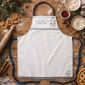 Tablier Winter Watercolor Botanical Kitchen