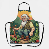Tablier Wise GardenerCharming Vegetable Patch Kitchen Wear (Recto)