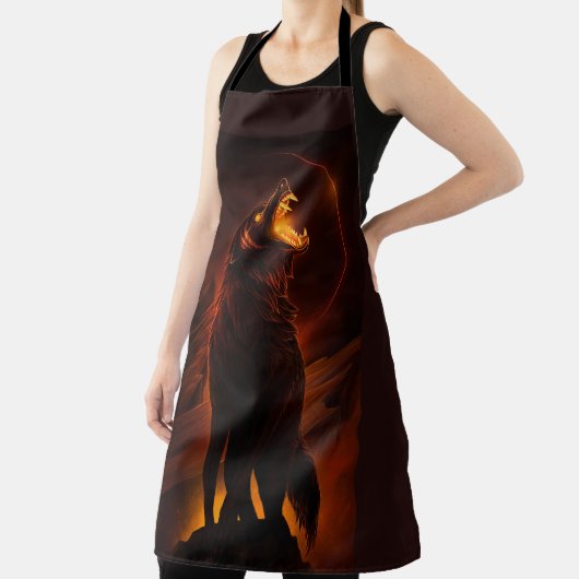Tablier  wolf All-Over Print Apron (Insitu)