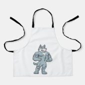 Tablier Wolf as Bodybuilder extreme (Recto)